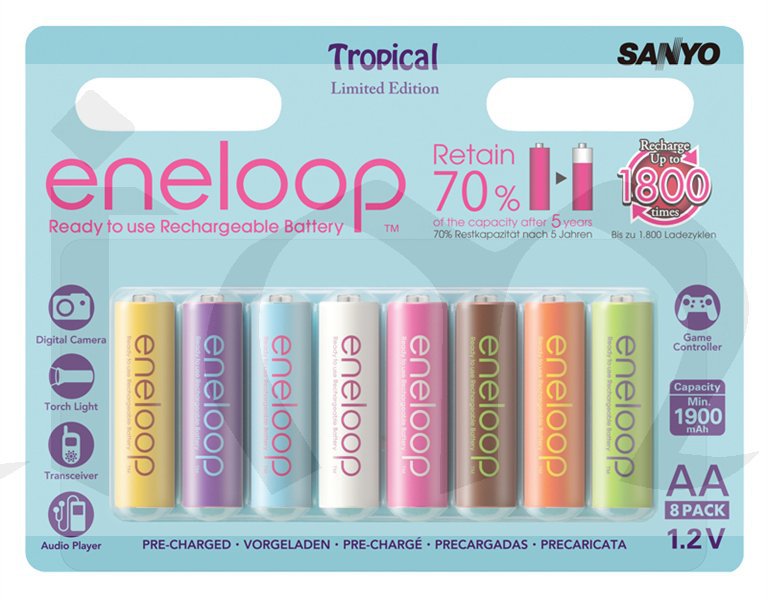 Baterie HR 3UTGB-8BP TROPICAL ENELOOP 8xAA